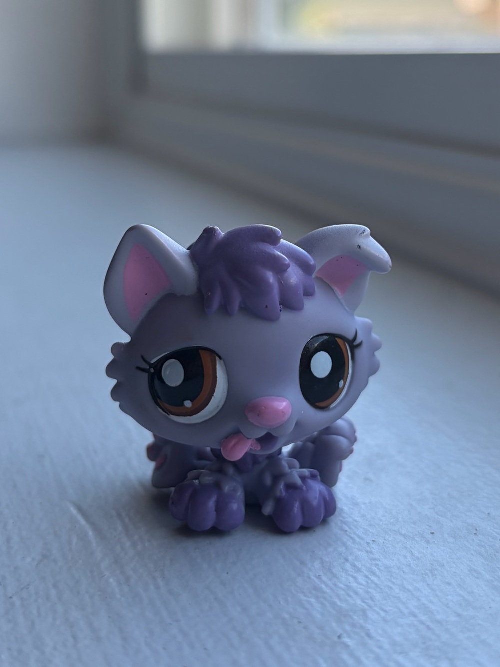 AUTHENTIC LPS PURPLE HUSKY PUPPY DOG #1752